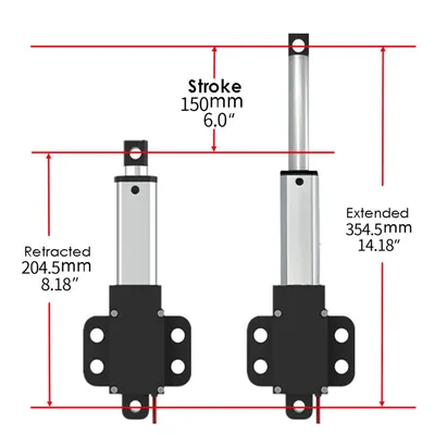 SLA-T01-W linear actuator, main product view