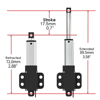SLA-T01-W linear actuator, main product view