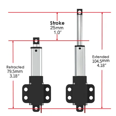 SLA-T01-W linear actuator, main product view