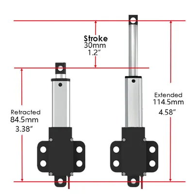 SLA-T01-W linear actuator, main product view
