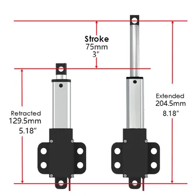 SLA-T01-W linear actuator, main product view